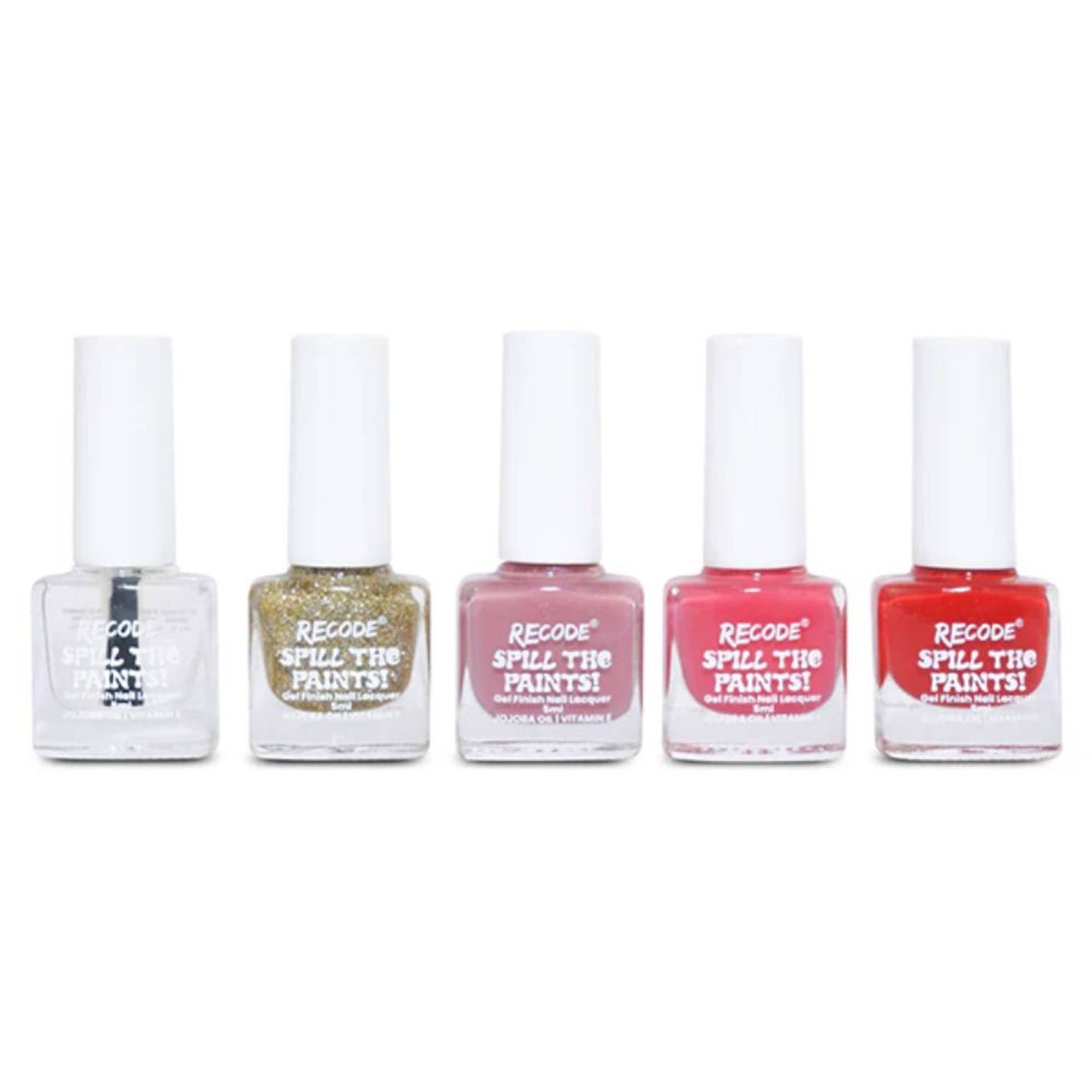 Recode Spill The Paints Nail Paint Set Of 5 - Subtle
