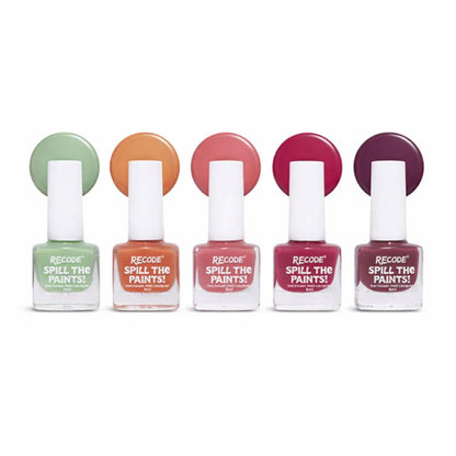 Recode Spill The Paints Nail Paint Set Of 5 - Bold