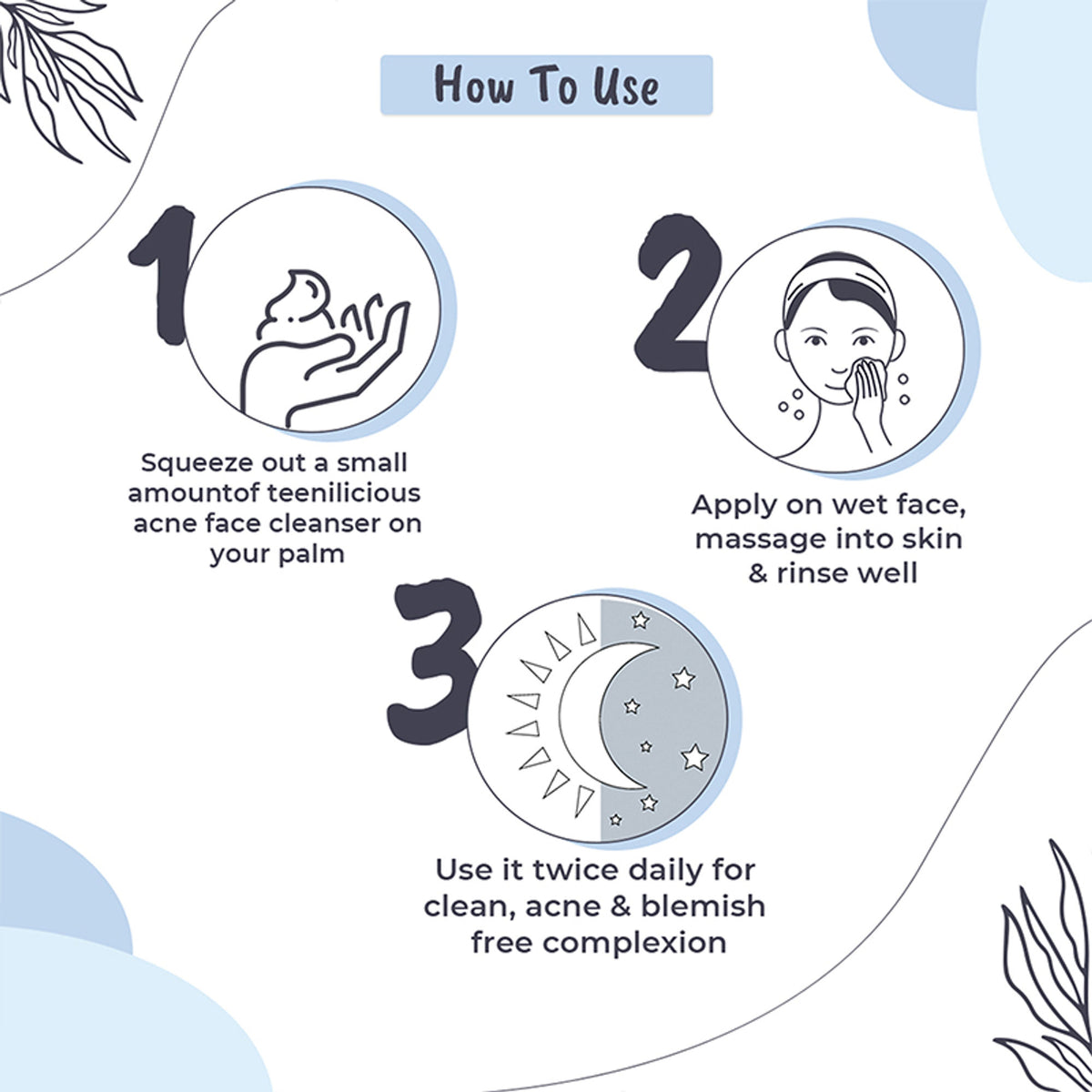 Teenilicious Acne Face Wash With Salicylic Acid & Tea Tree Oil