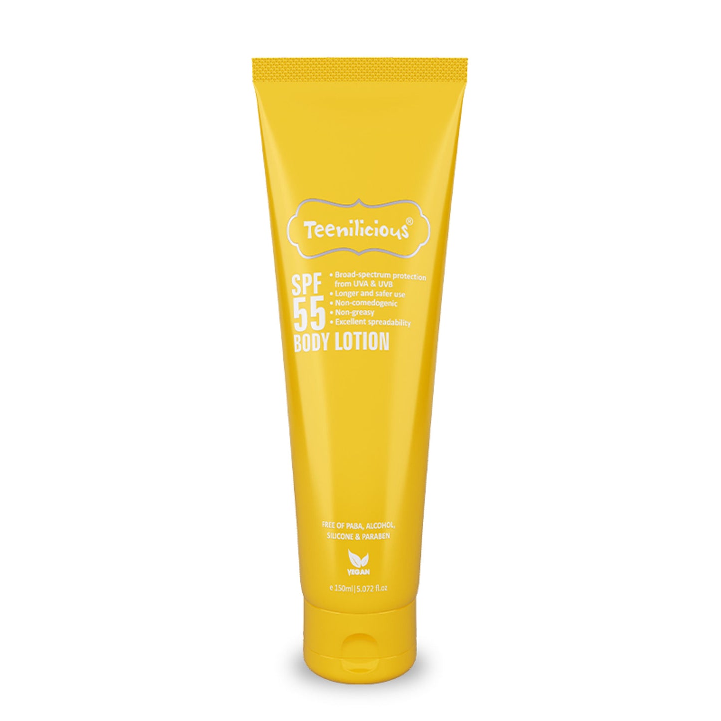 Teenilicious SPF 50+ Sunscreen Body Lotion With PA+++ Broad Spectrum UVA & UVB Protection