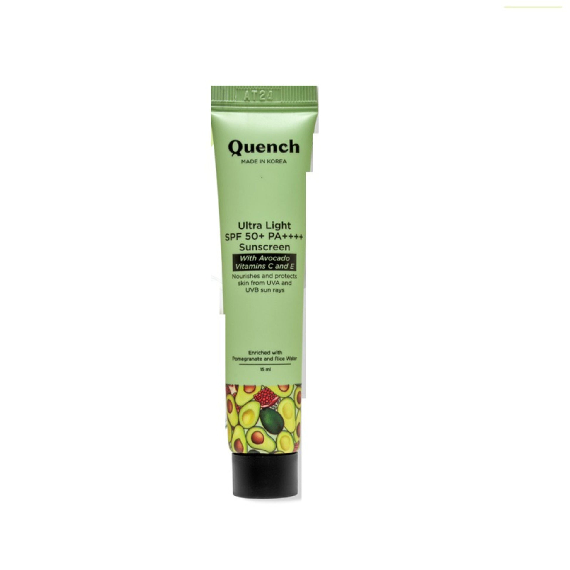 Vitamin E & Avocado Ultra Light SPF 50+ PA++++ Sunscreen for Glowing Skin
