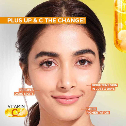 Garnier Vitamin C + Face Serum for Skin Brightening with 2% Niacinamide & 0.5% Salicylic Acid