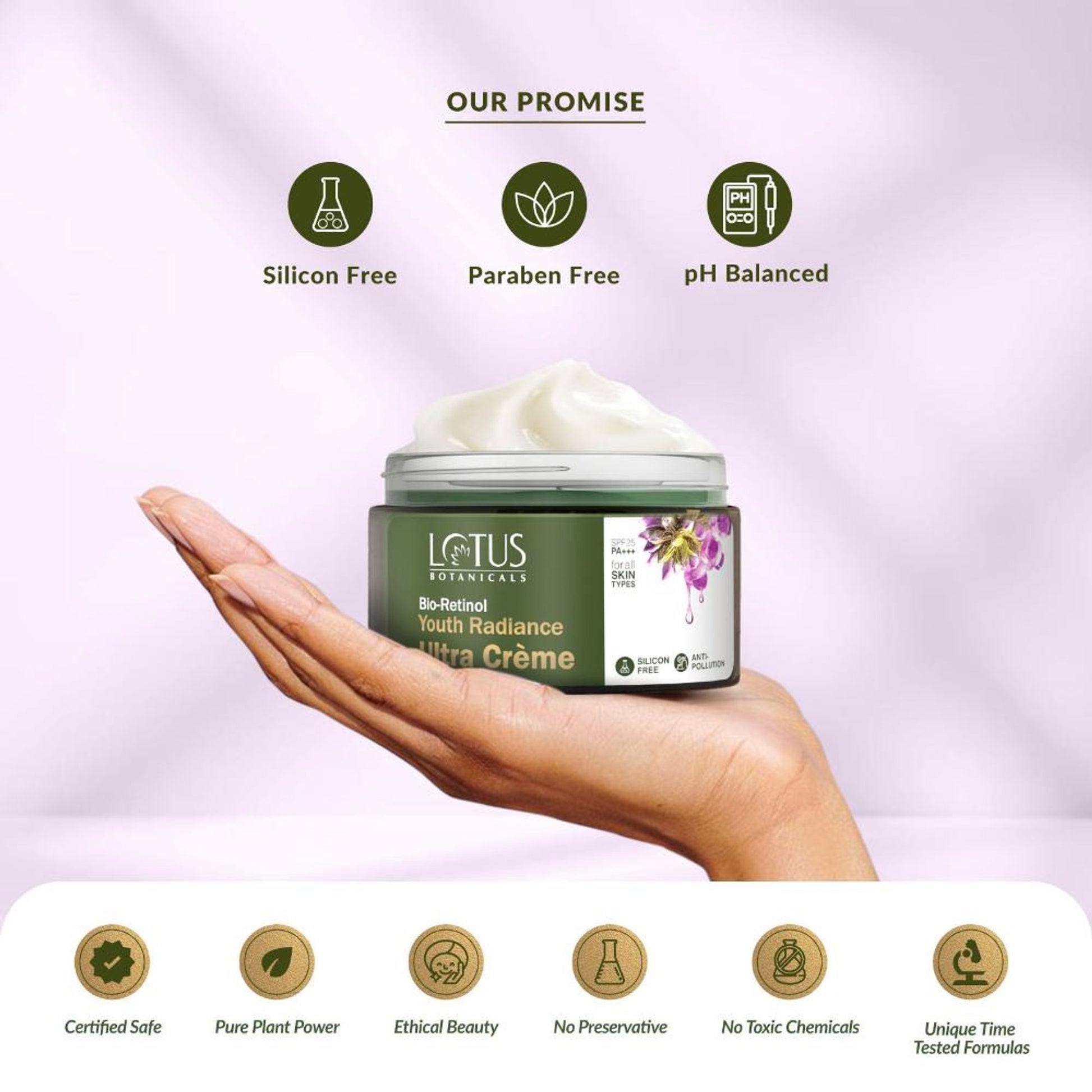 Lotus Botanicals Bio-Retinol Youth Radiance Ultra Cream SPF 25 Pa+++