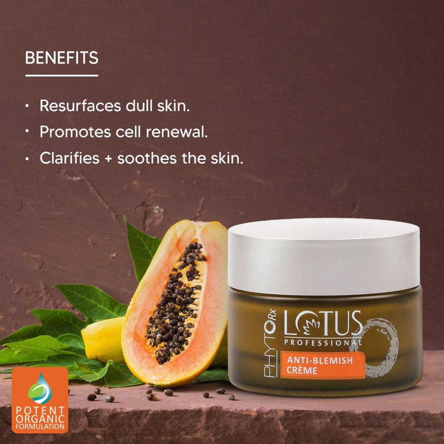Lotus Professional PhytoRx Anti-Blemish Face Cream ,Glowing Skin & Fades Pigmentation,All Skin Types