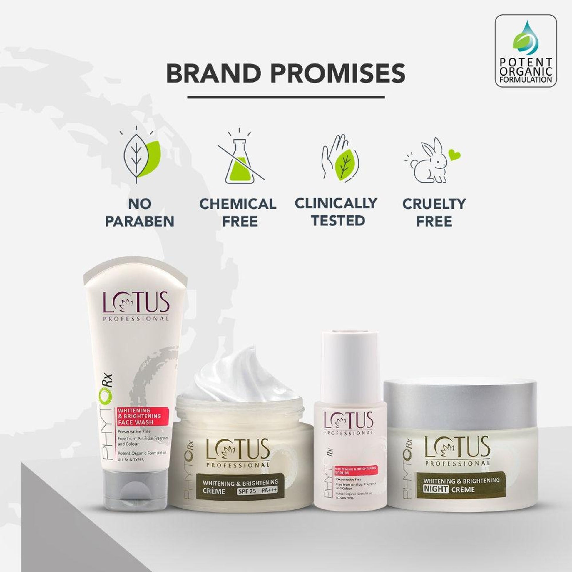 Lotus Professional PhytoRx Whitening & Brightening Night Face Cream, With Age-Defying Formula