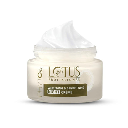 Lotus Professional PhytoRx Whitening & Brightening Night Face Cream, With Age-Defying Formula
