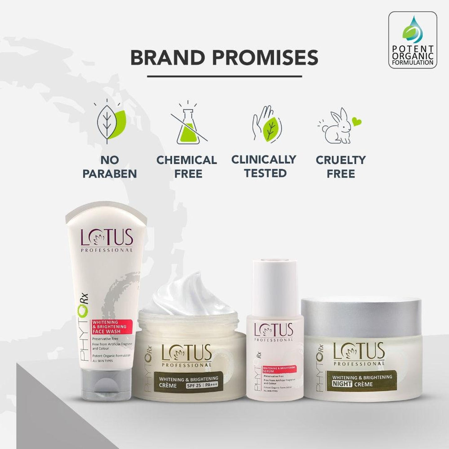 Lotus Professional PhytoRx Whitening & Brightening Preservative Free Face Wash, For Glowing skin