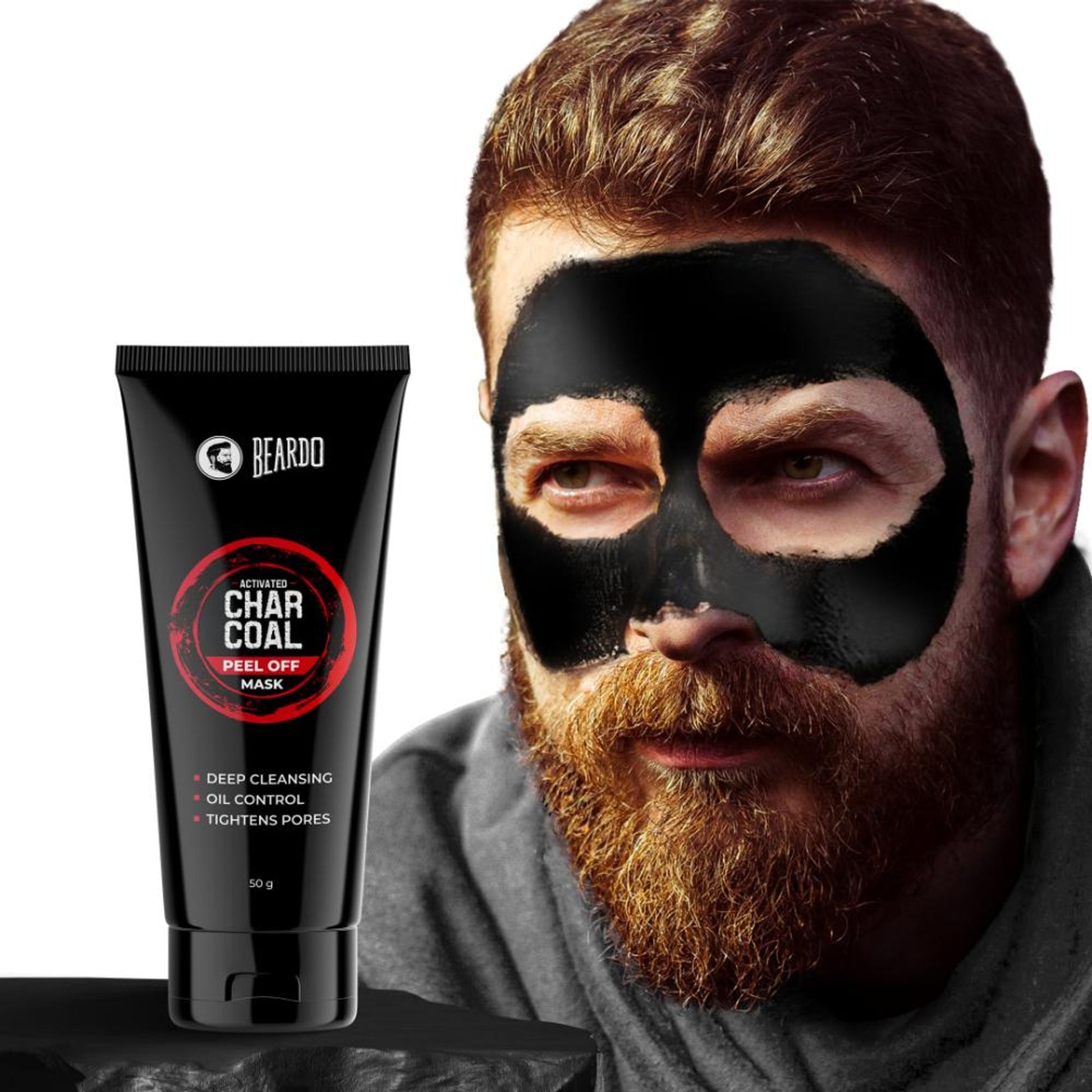 Beardo Activated Charcoal Peel Off Mask