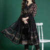 Dhiyona IE Ethnic Motifs Printed Angrakha Beads & Stones Pure Cotton Kurta Set