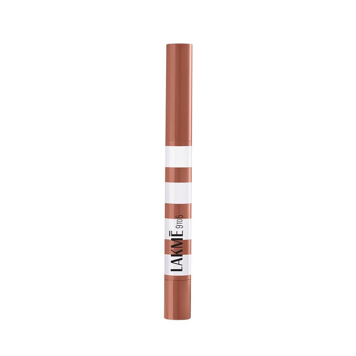 Lakme 9to5 Hya Beach Edit, Lipstick + Liner Duo, SPF 30, Hydrating Matte - Beachy Nude