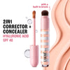 Lakme 9to5 Hya Beach Edit Color Correcting Concealer, SPF 40, Buildable Matte - Light 1