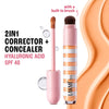 Lakme 9to5 Hya Beach Edit Color Correcting Concealer, SPF 40, Buildable Matte - Medium Tan 3