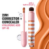 Lakme 9to5 Hya Beach Edit Color Correcting Concealer, SPF 40, Buildable Matte - Deep Rich 5