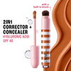 Lakme 9to5 Hya Beach Edit Color Correcting Concealer, SPF 40, Buildable Matte - Rich 6