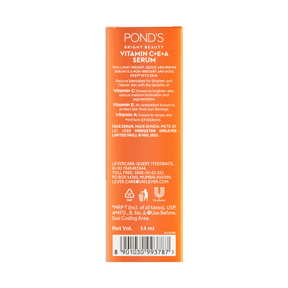 Ponds Bright Beauty 12% Vitamin C+E+A Serum