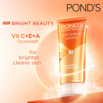 Ponds Bright Beauty Vitamin C+E+A Gel Face Wash