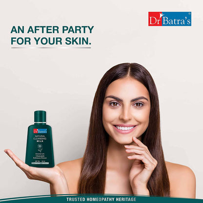 Dr Batra's Natural Cleansing Milk for Healthy & Youthful Skin Suitable for Men and Women