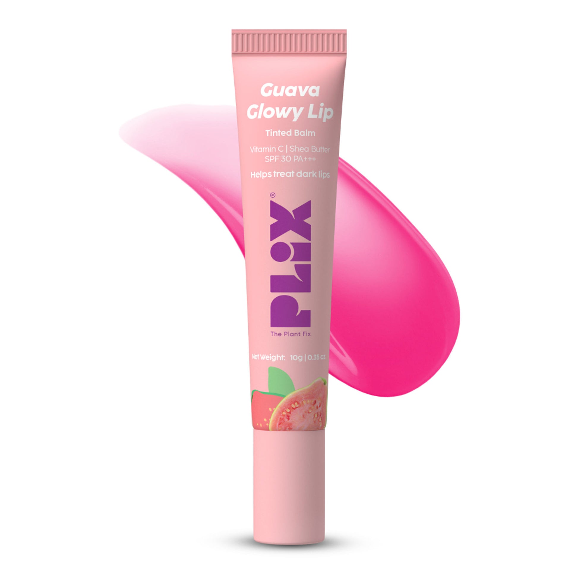 Plix Guava Glowy Lip Tinted Balm