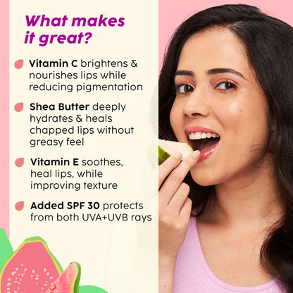 Plix Guava Glowy Lip Tinted Balm