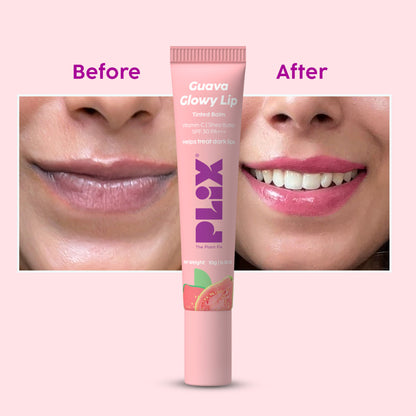 Plix Guava Glowy Lip Tinted Balm