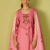Dhiyona IE Women Floral Embroidered Kurta with Trousers & Dupatta