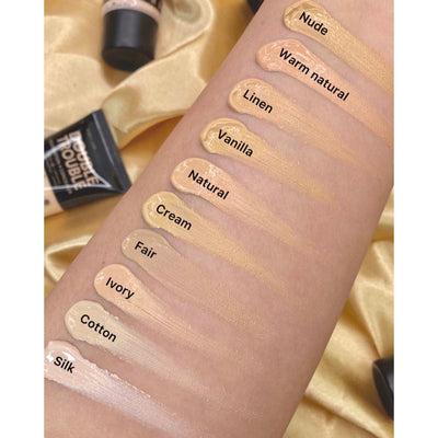 Rude Cosmetics Double Trouble Foundation + Concealer - Vanilla 07