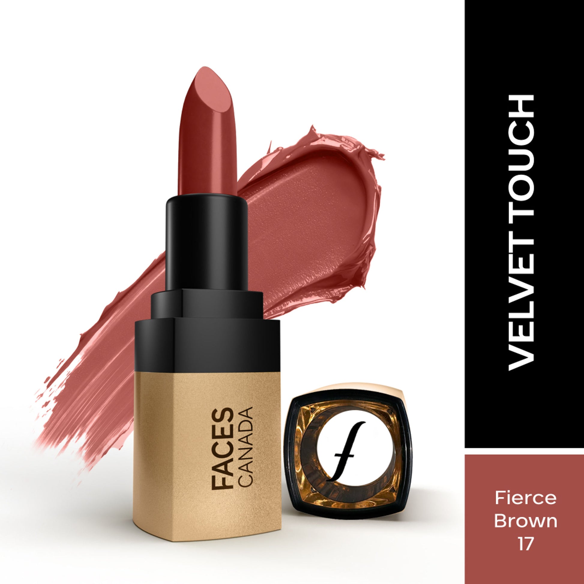 Faces Canada Comfy Matte Velvet Touch Lipstick - Fierce Brown 17