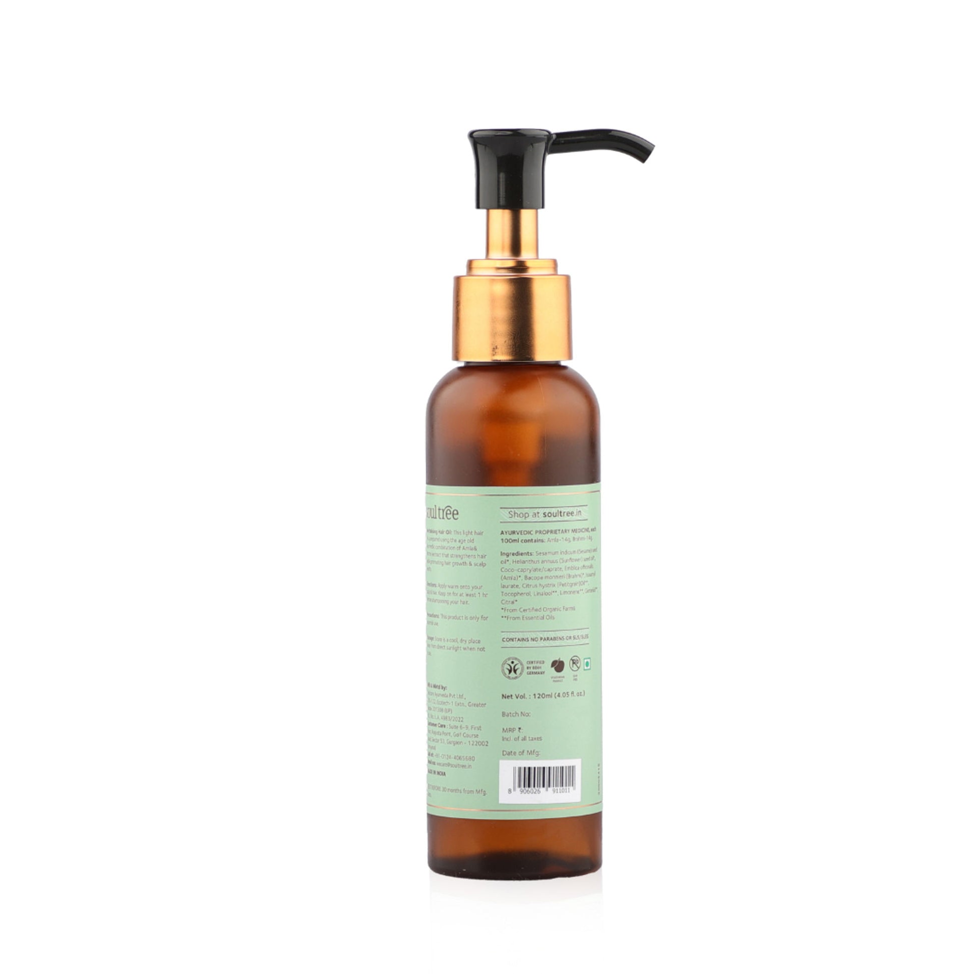 SoulTree Revitalising Hair Oil with Aamla & Brahmi
