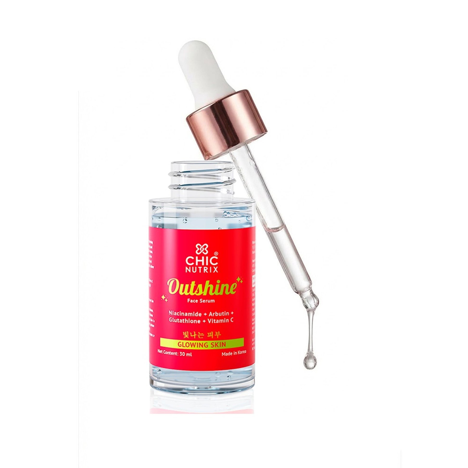 Outshine Korean Glass Skin Serum - Brightening & Dark Spot Corrector