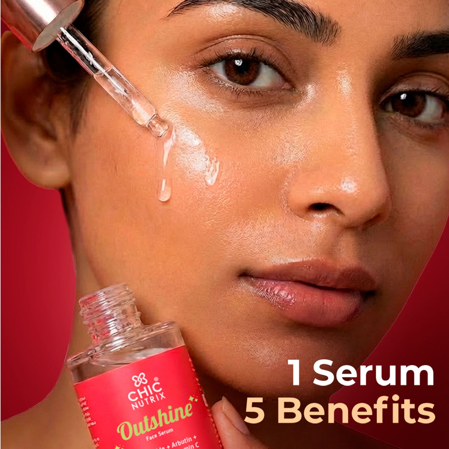 Outshine Korean Glass Skin Serum - Brightening & Dark Spot Corrector