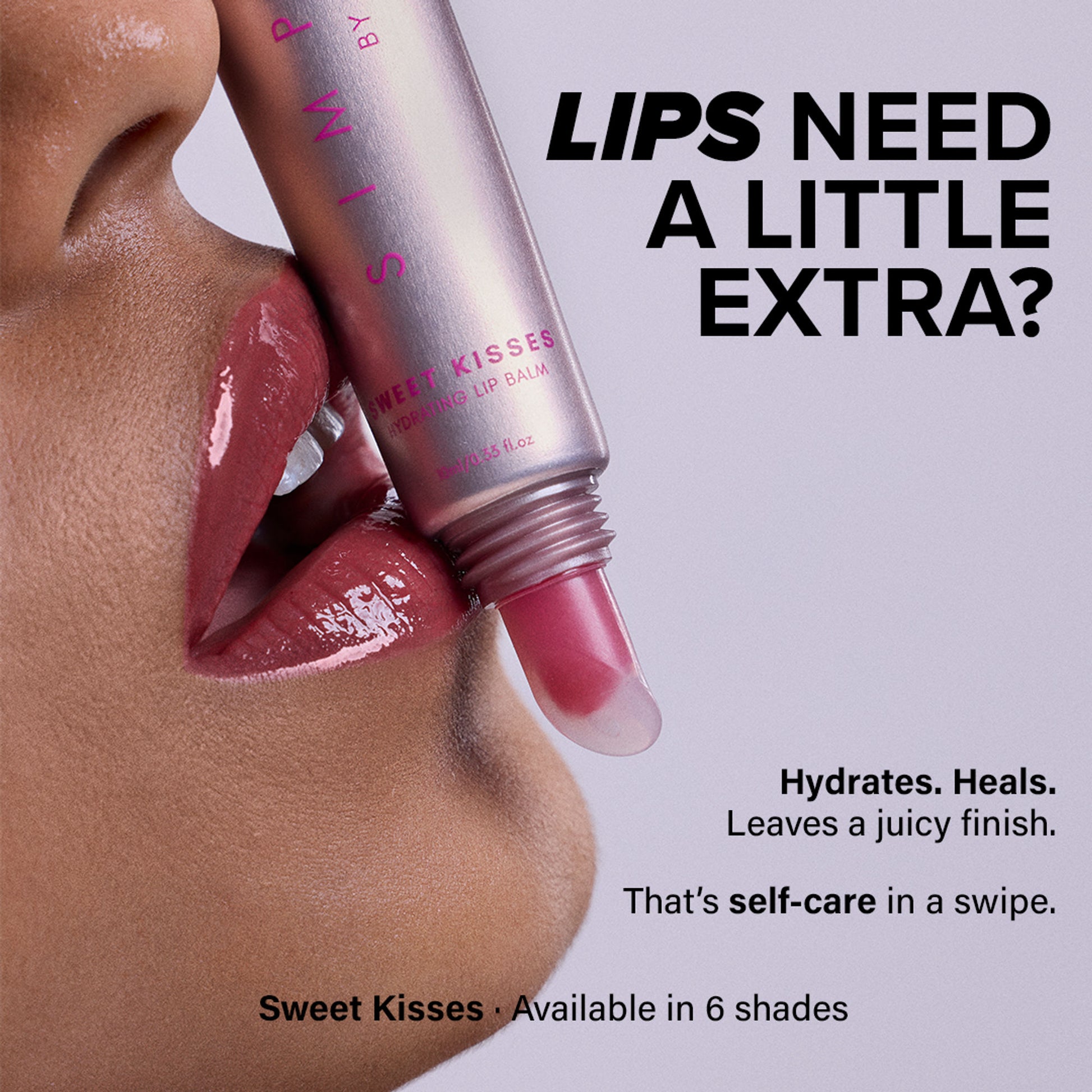 Simply Nam Sweet Kisses Lip Balm - Snow Sparkle