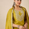 Dhiyona IE Women's Women Ethnic Motifs Printed Kurta with Trousers & Dupatta