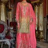 Dhiyona IE Women Ethnic Motifs Embroidered Kurta with Palazzos & Dupatta