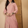 Dhiyona SN Women's Embroidered A-Line Kurta With Trousers