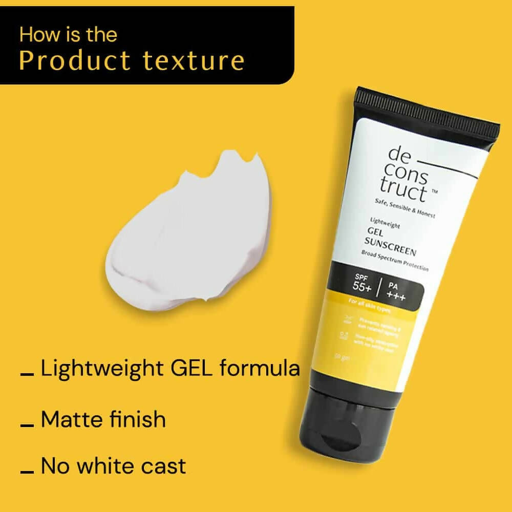 Deconstruct Gel Sunscreen - Indyancart