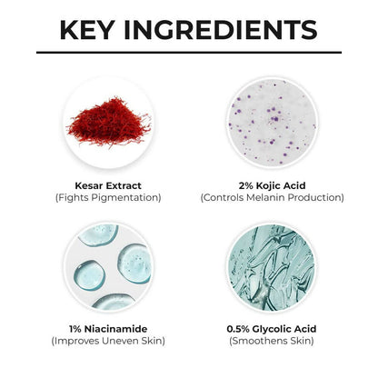 Dr. Sheth's Kesar & Kojic Daily Pigmentation Correction Cream - Indyancart