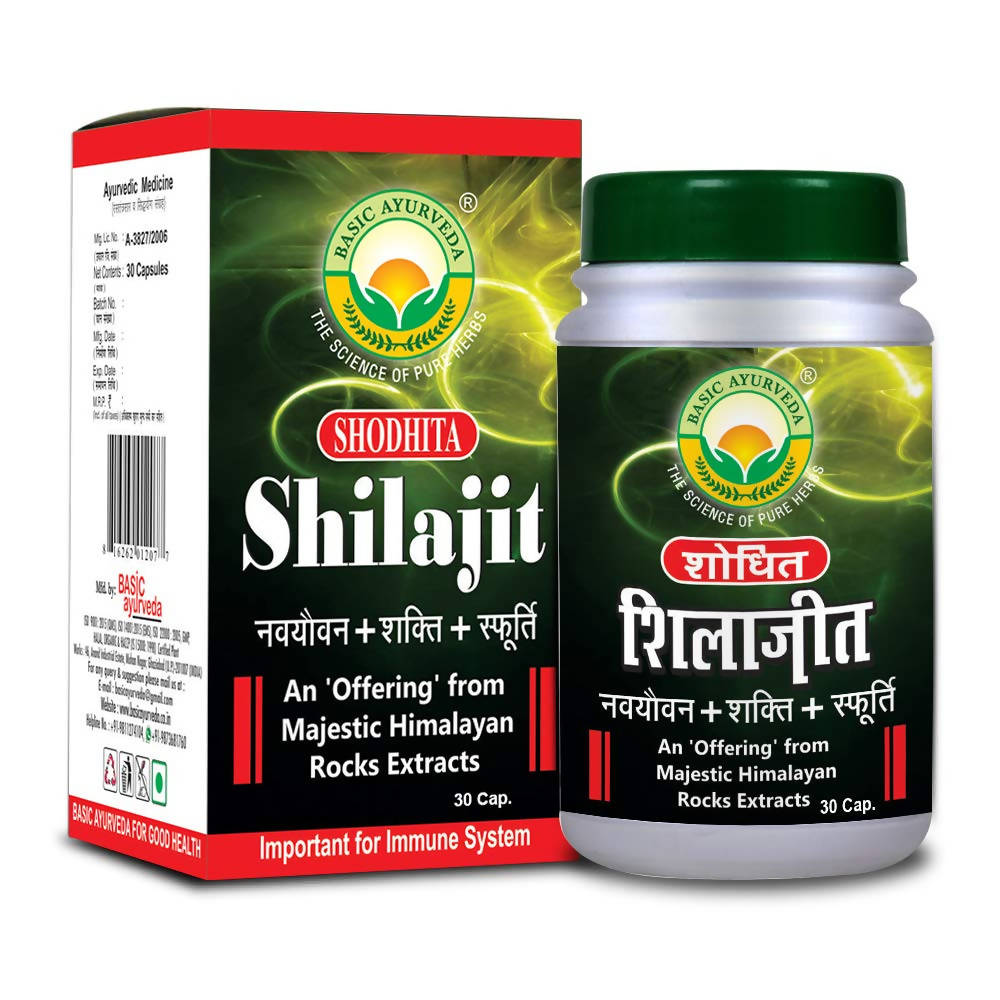 Basic Ayurveda Shodhita Sj Capsules - Limited Time Offer