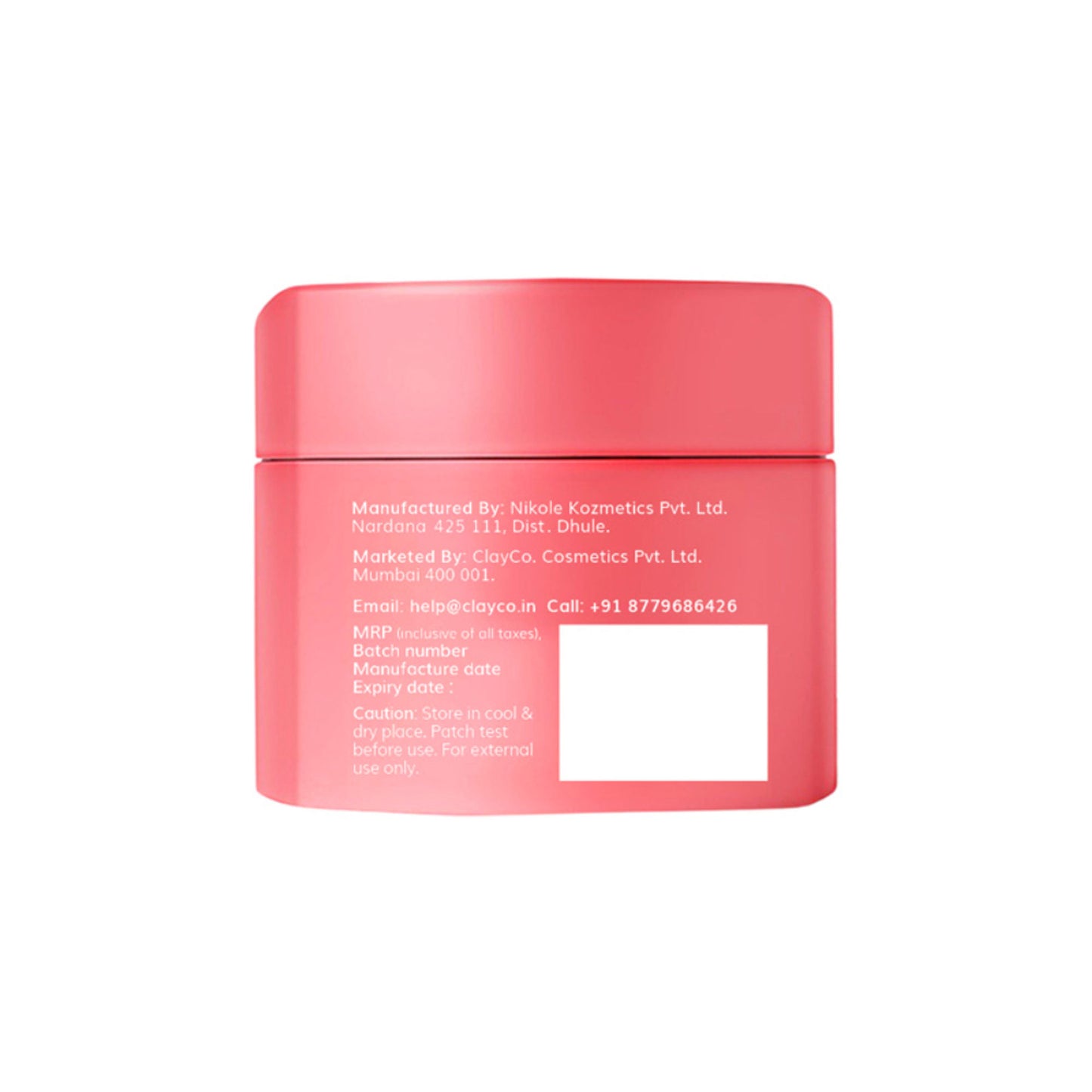 Clayco Purifying Matcha Clay Mask - Reduce Acne, Hydrate & Unclog Pores