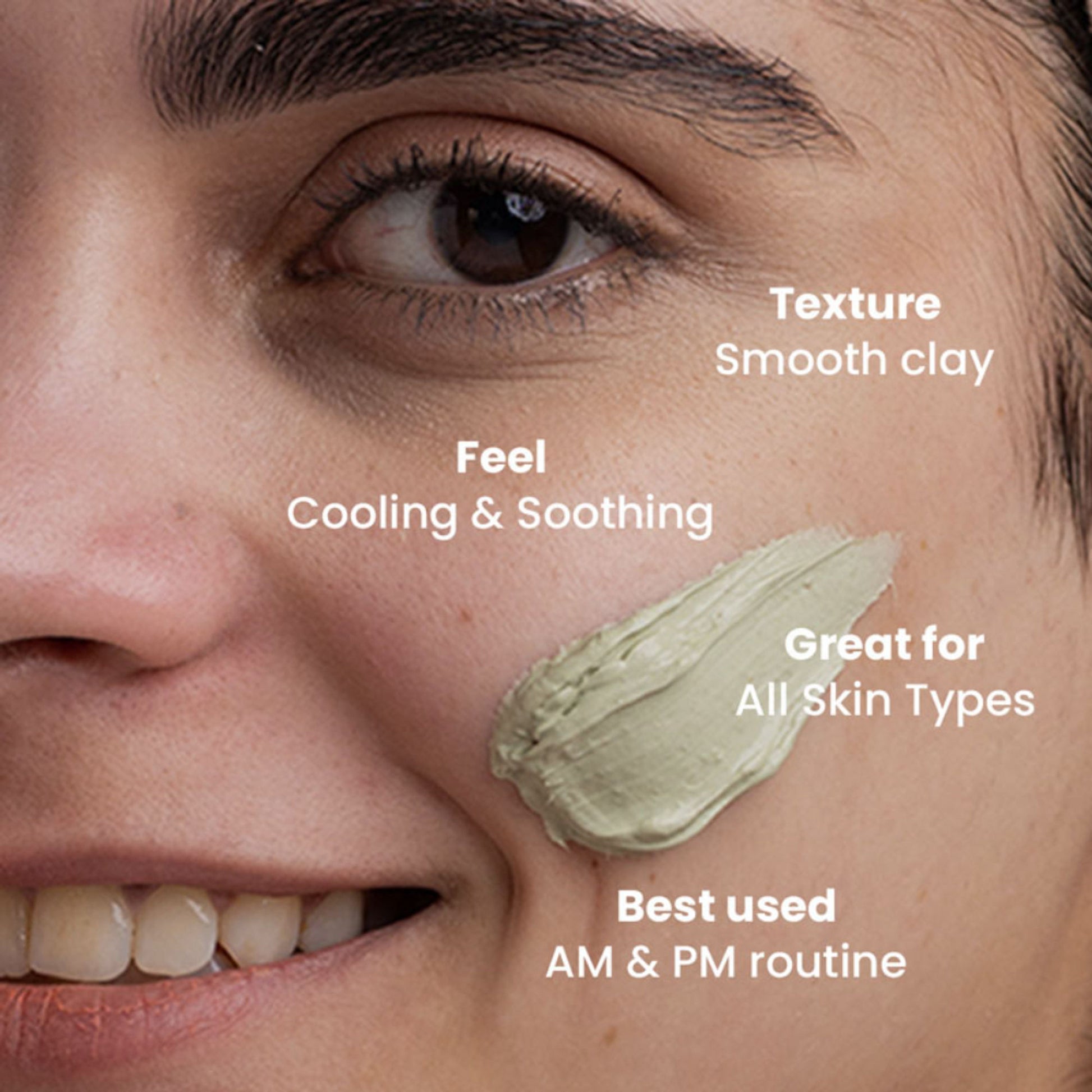 Clayco Purifying Matcha Clay Mask - Reduce Acne, Hydrate & Unclog Pores