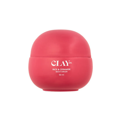 ClayCo Rice & Ceramide Moisturiser With Exosomes, Vitamin B12 & CICA For Barrier Repair & Glow