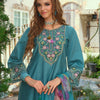 Dhiyona IE Women Floral Embroidered Kurta with Trousers & Dupatta