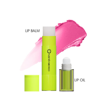 Colors Queen Magic Color 2-in-1 Lip Oil & Lip Balm - Green Apple