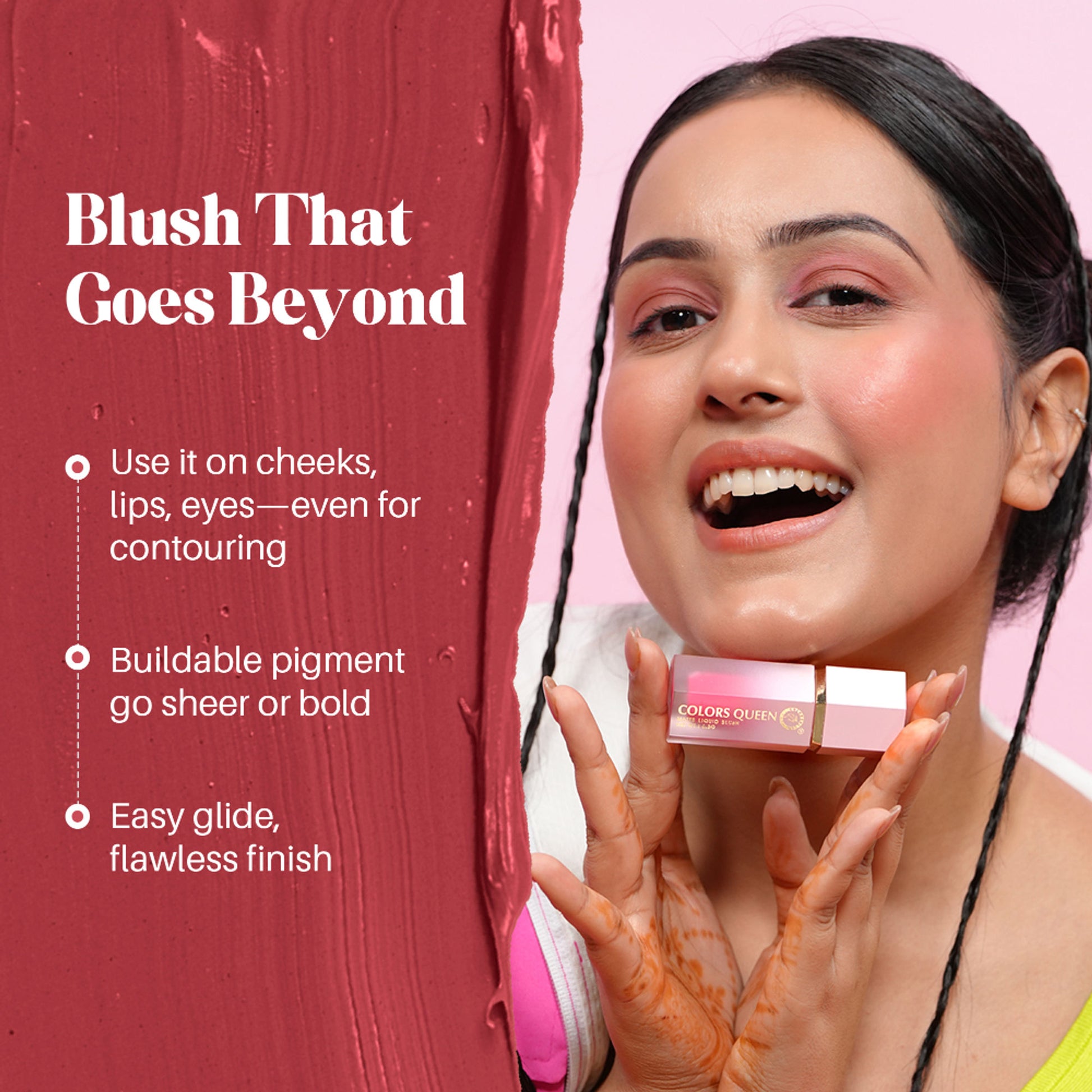 Colors Queen Matte Liquid Blush - Barbie