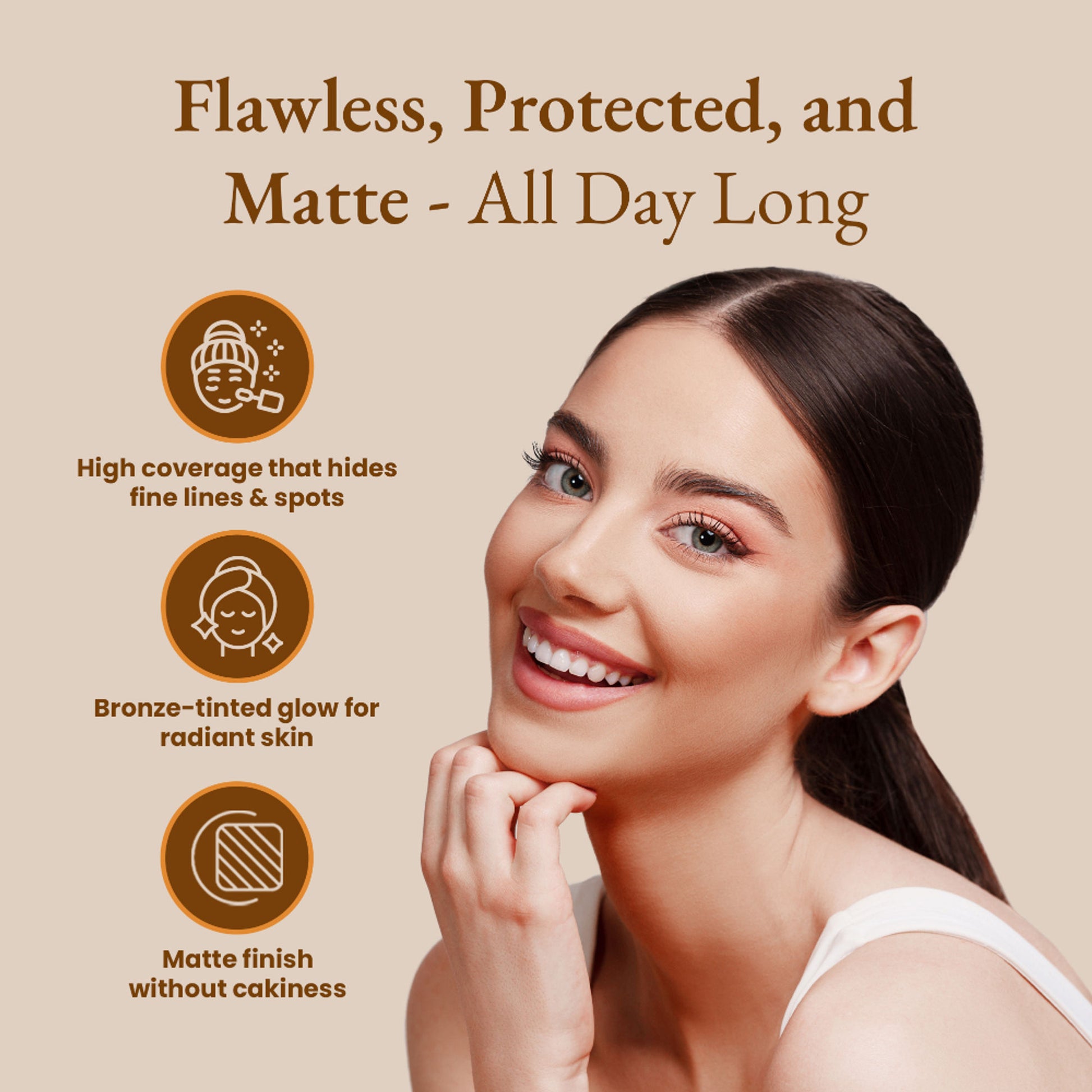 Colors Queen Sun Expert Bronze Touch Compact Powder - Honey