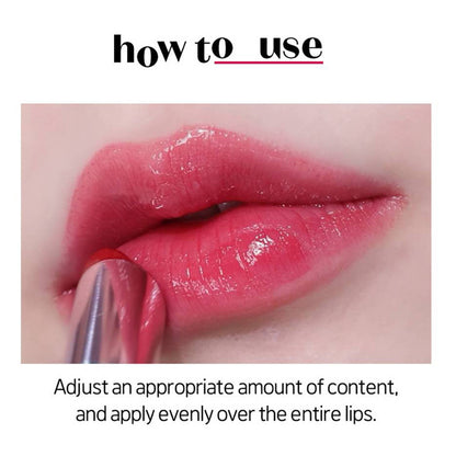 ETUDE Color Lasting Glow Stick in Pink Wish, vibrant pink makeup stick with a smooth, glowing finish, displayed on a white background.