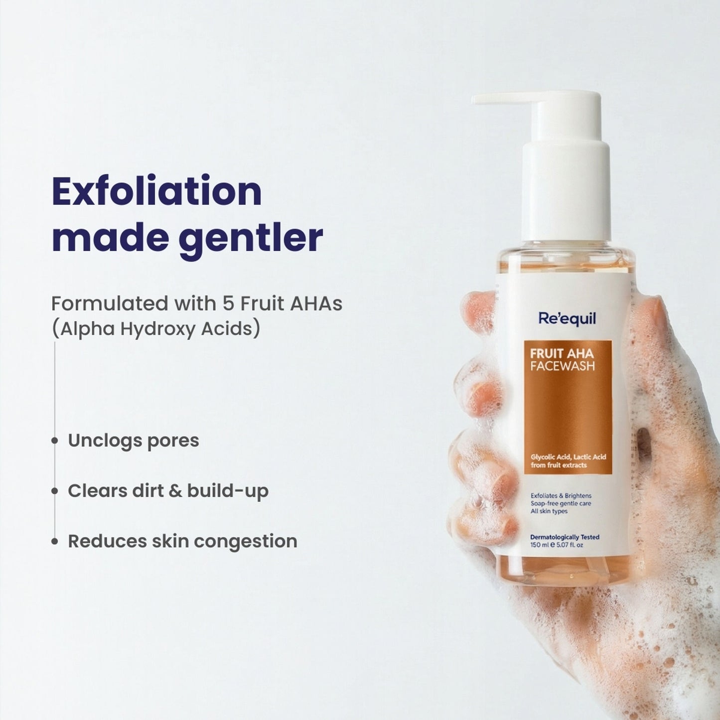 Re'equil Fruit AHA Face Wash