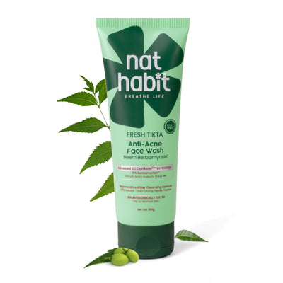 Nat Habit Anti-Acne Neem Berbamyrisin Tikta Face Wash