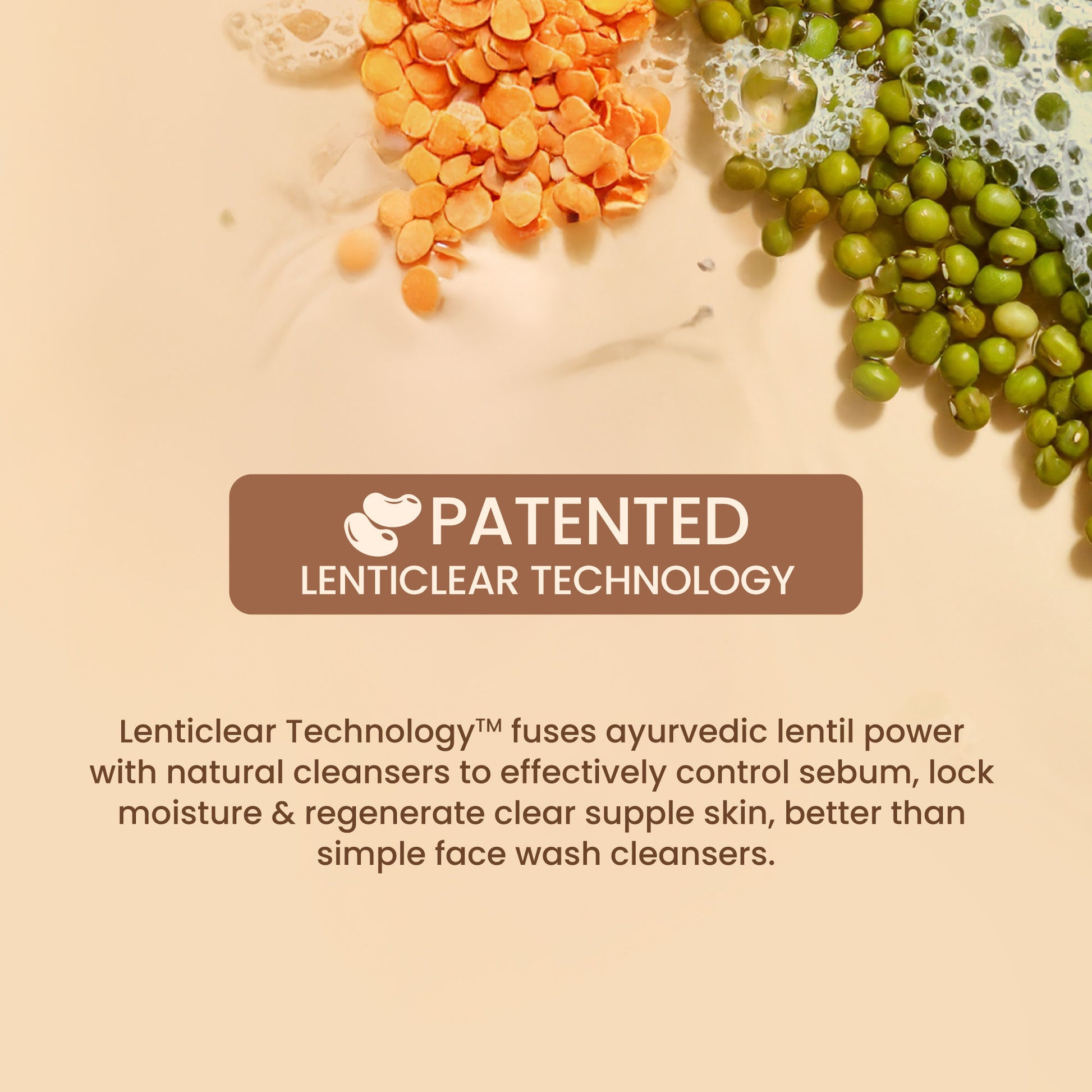 Nat Habit Fresh Masoor Dal Face Wash For Combination Skin, Face Cleanser For Brightening & Tan