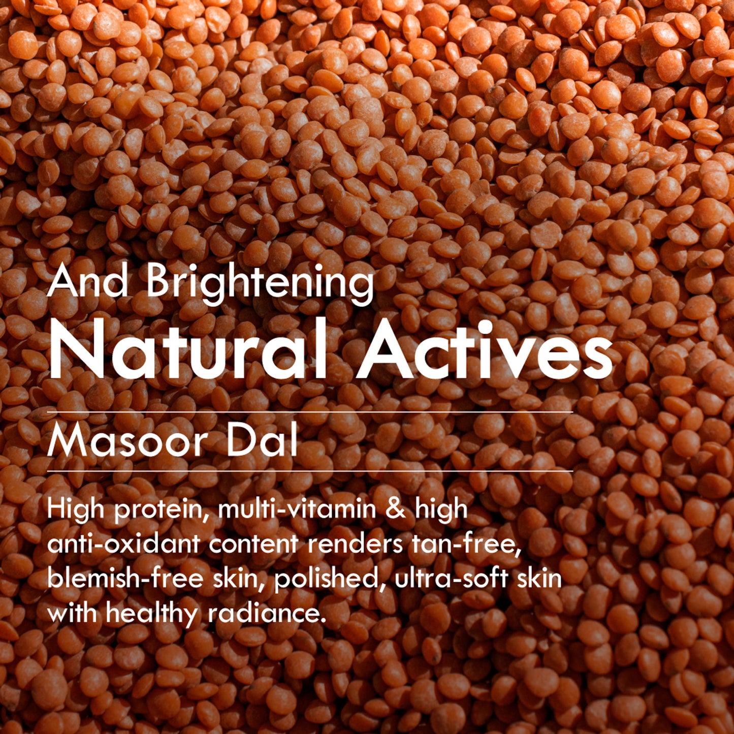 Nat Habit Fresh Masoor Dal Face Wash For Combination Skin, Face Cleanser For Brightening & Tan