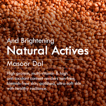 Nat Habit Fresh Masoor Dal Face Wash For Combination Skin, Face Cleanser For Brightening & Tan